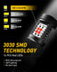 AUXITO Brilliant Red 7440 7443 7444 W21W T20 for Brake Light, Tail Light 14-SMD 3030 Chipsets LED Bulbs,Pack of 2