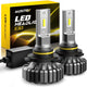 AUXITO Fanless 9005/HB3 LED High&Low Beam Forward Lighting, and also for Fanless H10/9145/9140 LED Fog Light Bulbs