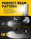AUXITO 9005 HB3 for Fanless LED Headlight Bulbs, for Fanless H10/9145/9140 LED Fog Light Bulbs