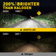 AUXITO H1 LED Bulb 50W 10000LM 6500K Cool White with Cooling Fan