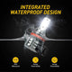 AUXITO H11 H8 H9 100W LED White High Power No Polarity Fog Light Conversion DRL Bulbs 6000K