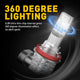 AUXITO H11 H8 H9 LED Headlight Bulbs & H11 H8 H16 LED Fog Light Bulbs