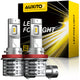 AUXITO H11 H8 LED Fog Light Bulb Fanless, 40W Golden Yellow, CSP LED Chips