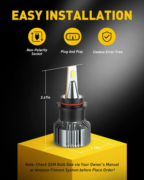 NJSSJD LED Dagrijverlichting Voor Audi A4 B8.5 / A5 – PSX26W Vervanging, 6000K Wit, Set Van 2
