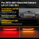 AUXITO Smoked LED Side Marker Lights Compatible with 16-21 Chevy Camaro Front & Rear Bumper LED Side markers Amber Red, Pack of 4