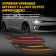 AUXITO Smoked LED Side Marker Lights Compatible with 16-21 Chevy Camaro Front & Rear Bumper LED Side markers Amber Red, Pack of 4