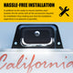 Black Bracket-Mount LED License Plate Light for RV Trailer UTV ATV Truck