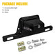 Black Bracket-Mount LED License Plate Light for RV Trailer UTV ATV Truck