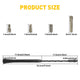Black Universal Antenna Toppers Waterproof PVC Rubber Retrofit Antenna for Vehicles