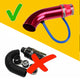 Cold Air Intake Pipe, 76mm/63mm Universal Car Cold Air Intake Turbo Filter Aluminum Alloy Automotive Air Filter Induction Flow Hose Pipe Kit (Red)