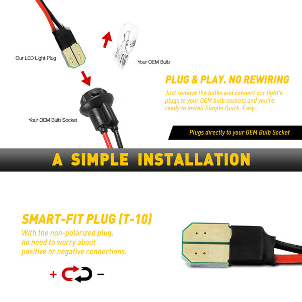 Dynamic LED Side Marker Turn Signal Lights For Subaru BRZ Scion FRS Toyota 86