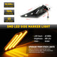 Dynamic LED Side Marker Turn Signal Lights For Subaru BRZ Scion FRS Toyota 86