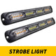 Emergency LED Strobe Lights, 18 Flash Modes 24LED Flashing Strobe Light Bar Amber White For Car Truck Van Construction Off Road Vehicle Trailer