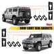 Fit for 03-09 Hummer H2 and 05-09 H2 SUT Roof Light Gaskets Anti-Leak Seal 10pcs