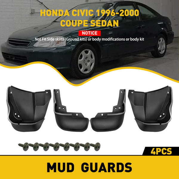 Fit for 96-00/06-21 Honda Civic Mud Flaps for Front or Rear Auto Accessories