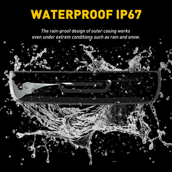 For 09-18 Dodge Ram 1500 2500 3500 3rd LED Brake Light Cargo Lamp High Mount Brake Light Replacement (Black+ Smoke Lens)