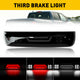 For 09-18 Dodge Ram 1500 2500 3500 3rd LED Brake Light Cargo Lamp High Mount Brake Light Replacement (Black+ Smoke Lens)