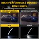 For 15-22 Dodge Charger White LED Front & Rear Side Marker Lights, 4pcs