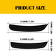 For 15-22 Dodge Charger White LED Front & Rear Side Marker Lights, 4pcs
