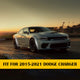 For 15-22 Dodge Charger White LED Front & Rear Side Marker Lights, 4pcs