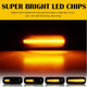 For 1996-2000 Honda Civic Ballade Dynamic LED Side Marker Turn Signal Light, 2pcs
