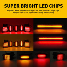 For 2003-2009 HUMMER H2 Front Rear LED Side Marker Light Kit, 4pcs