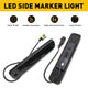 For 2003-2009 HUMMER H2 Front Rear LED Side Marker Light Kit Amber/Red, 4pcs