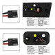 For 2003-2009 HUMMER H2 Front Rear LED Side Marker Light Kit Amber/Red, 4pcs