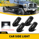 For 2003-2018 Dodge RAM 2500 3500 Red & Yellow Fender LED Side Marker Lights