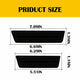 For 2008-2014 Dodge Challenger Smoke Front & Rear Bumper Side Marker Lights