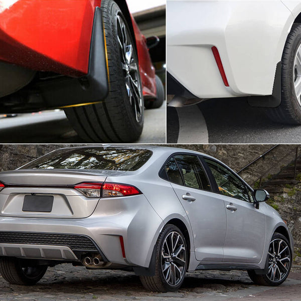 For 2020-2021 Toyota Corolla Mud Flaps 4pcs Fits 4door Sedan (Not Fit Trek Hybrid)