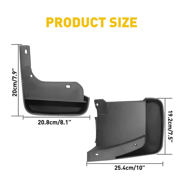 For Honda Accord Mud Flaps Fits 03-07 Accord Sedan 4-Door (4pcs)