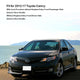 Front Exterior Door Handle Replacements for 2012-2017 Toyota Camry