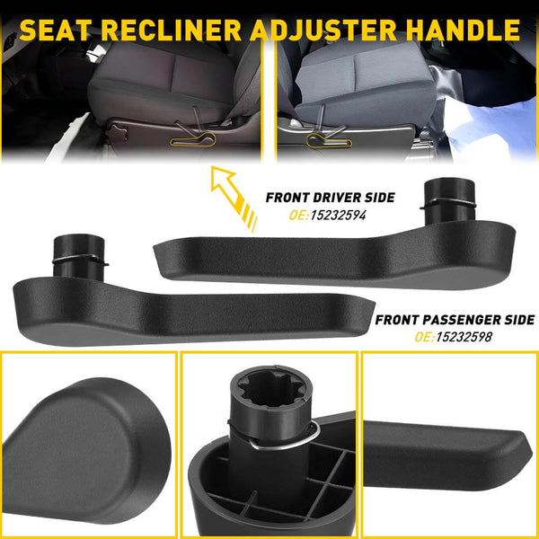 Front Left and Right Seat Recliner Handle Fit For Chevrolet, GMC Models