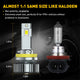 H11 H8 H9 LED Headlight Bulbs, 120W 24000 Lumens Per Set, 700% Brighter, 6500K Cool White