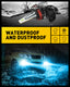 H11 H8 LED Fog Light Bulbs 8000K Ice Blue Cool Appearance Upgraded Brightness Penetration