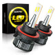 H13/9008 LED Bulbs, 16000LM Dual Beam LED Bulbs, 6500K Eye-Protection White, Quick Installation Halogen Replacement