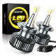 H7 LED Bulbs, 16000LM 6500K Xenon White, Compact Design, Halogen Replacement