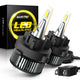 H7 LED Bulbs with Retainer Adapter for VW Polo MK5(2010-2017), Touran(2010-2018) 16000LM 6500K