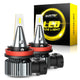 H8 H11 H16 LED Fog Light Bulb, Cool White, Super Penetration, LED CSP Chips, 4000 Lumens Per Pair