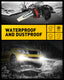 H8 H11 H16 LED Fog Light Bulb, Cool White, Super Penetration, LED CSP Chips, 4000 Lumens Per Pair