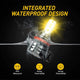 H8 H11 LED Fog Light Bulbs 4000 Lumens with CSP Chipsets Golden Yellow for DRL or Fog Lights Lamp Replacement