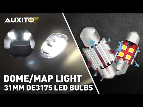 Alla Lighting DE3175 LED Interior Dome & License Plate Light Bulbs - Blue, Pack Of 2, Direct Replacement