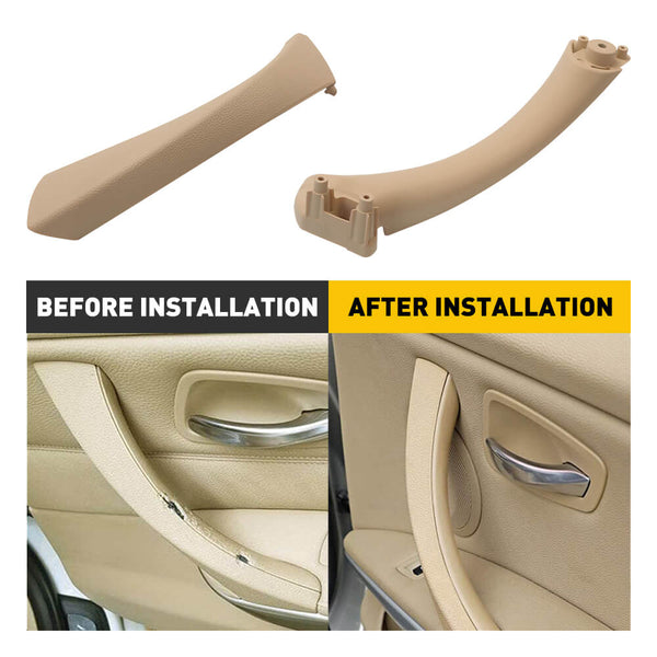 Interior Door Handle Right Front and Right Rear Door Handle Replacements for 2004-2012 BMW