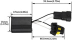 LED Headlight Can-bus Decoder kit, Decoder Anti Flickering Computer Warning Canceller Error Code Eliminator Resistor Decoder for Headlight/Fog-light