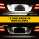 LED License Plate Lights for 00-17 Honda Models Waterproof Rear License Plate Light Kits Xenon White Light