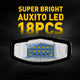 LED License Plate Lights for 00-17 Honda Models Waterproof Rear License Plate Light Kits Xenon White Light