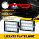 LED License Plate Lights for 14-21 Dodge Durango Models Waterproof License Plate Light Kits Xenon White Light