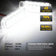 LED License Plate Lights for Ford and Lincoln Models Waterproof License Plate Light Kits Xenon White Light