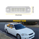 LED License Plate Lights for Honda Civic Models Waterproof Rear License Plate Light Kits Xenon White Light